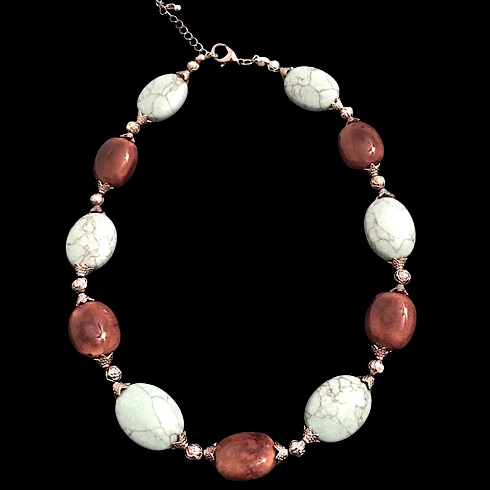 Vintage Premier Designs Turquoise and Burgundy